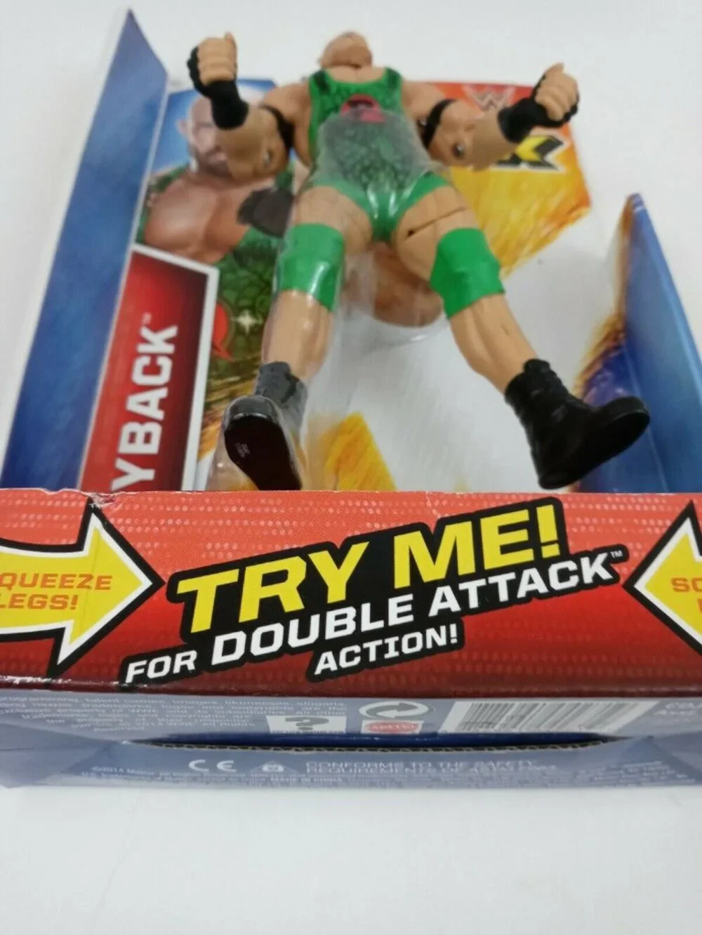 New 2014 WWF WWE Mattel Ryback Double Attack Wrestling 7